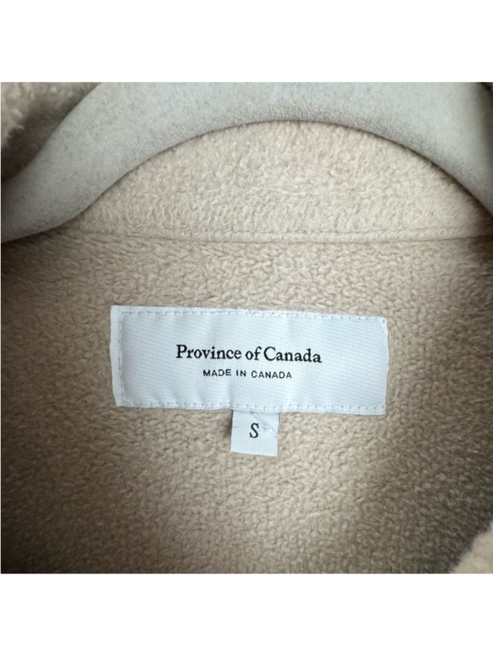 Province of Canada Reverse Cotton Fleece Jacket Quiet Luxury Minimalist S-M - Picture 3 of 8
